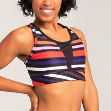 Load image into Gallery viewer, Aso Oke Workout Bra- Vibrant